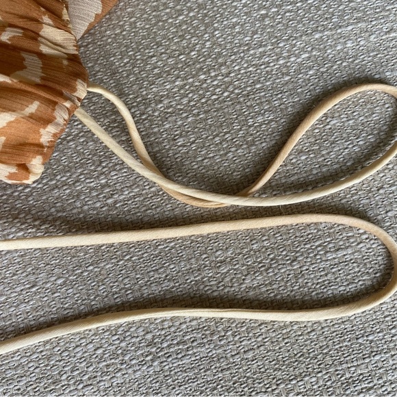 Camila Coelho Dress Women’s Medium Bailee Midi Brown Zebra Revolve - Picture 11 of 16